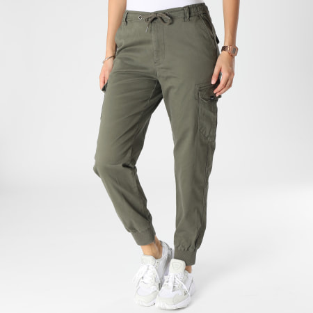 Reell Jeans - Pantaloni Cargo Reflex da donna Verde Khaki